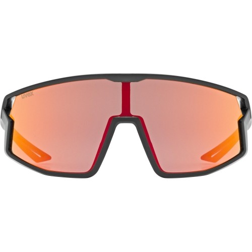 Okulary Uvex skyrise jr. black matt / mirror red