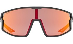 Okulary Uvex skyrise jr. black matt / mirror red