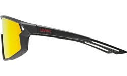 Okulary Uvex skyrise jr. black matt / mirror red