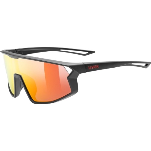 Okulary Uvex skyrise jr. black matt / mirror red