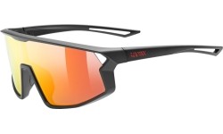 Okulary Uvex skyrise jr. black matt / mirror red