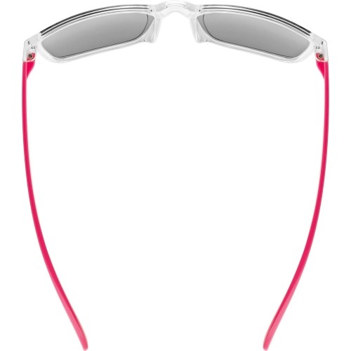Okulary Uvex Rookie, clear-pink / mirror pink