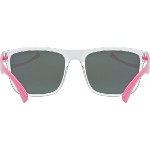 Okulary Uvex Rookie, clear-pink / mirror pink