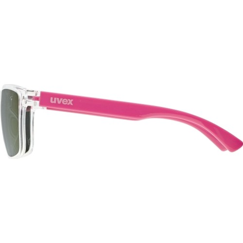 Okulary Uvex Rookie, clear-pink / mirror pink