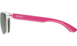 Okulary Uvex Rookie, clear-pink / mirror pink
