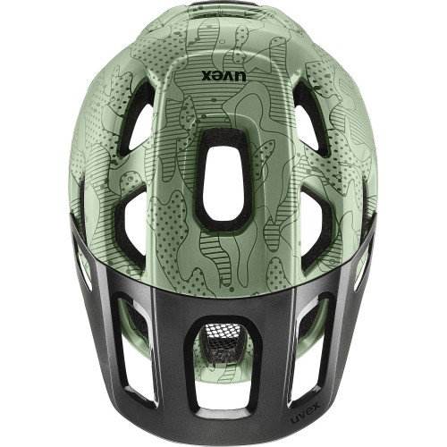 Kask Uvex react jr. moss green altimeter matt
