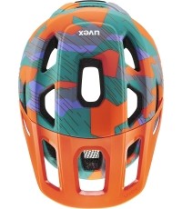 Kask Uvex react jr. papaya camo matt