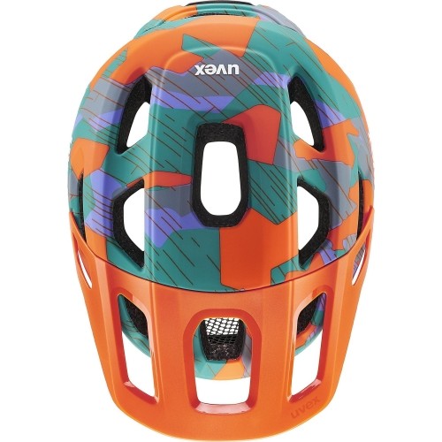 Kask Uvex react jr. papaya camo matt