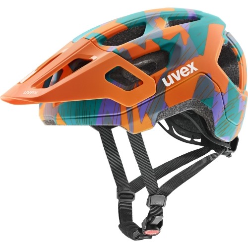 Kask Uvex react jr. papaya camo matt