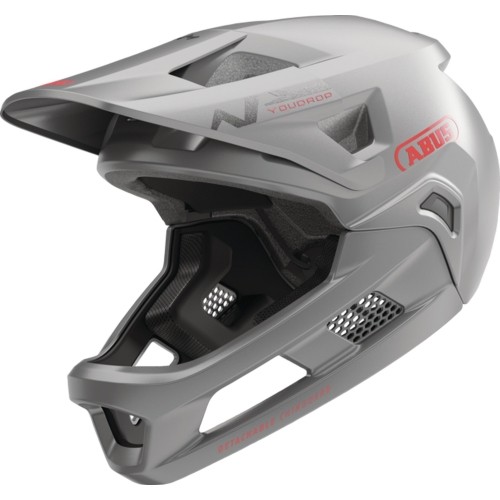 Kask Abus YouDrop FF Ti srebrny