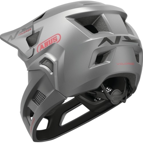 Kask Abus YouDrop FF Ti srebrny