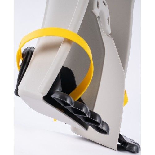 Fotelik rowerowy dziecięcy Bellelli Freccia B-fix przedni, silk grey