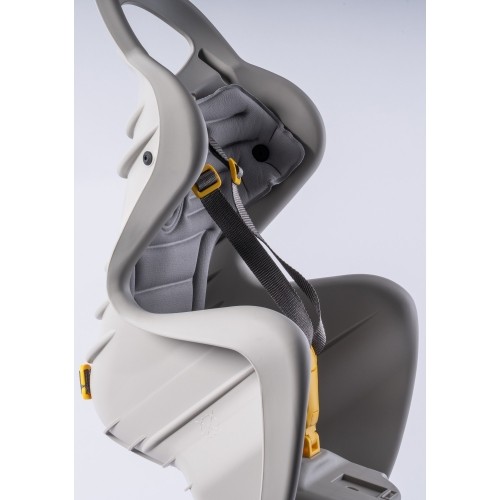 Fotelik rowerowy Bellelli Mr Fox B-fix Relax montowany na ramie, silk grey