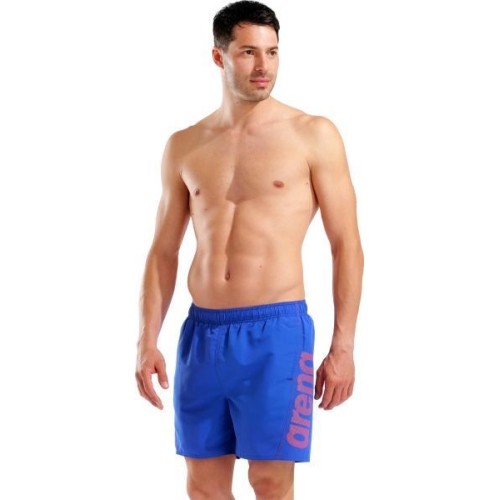 Kąpielówki Arena Fundamentals Logo Boxer R Neon Blue-Team Orange L - 831