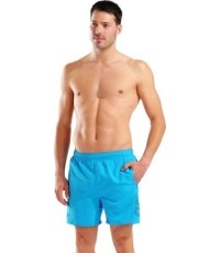 Męskie kąpielówki Arena Fundamentals Logo Boxer, turkusowo-granatowe, L - 872