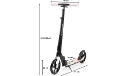 Hulajnoga HyperMotion Vibe black-pink