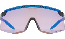 Okulary Uvex pace stage CV black matt / mirror blue