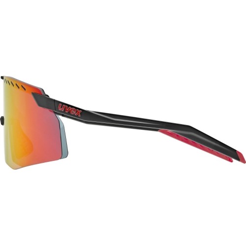 Okulary Uvex Pace Stage black matt / mirror red