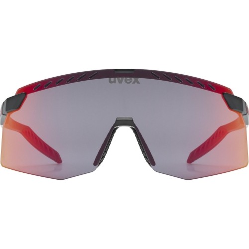 Okulary Uvex Pace Stage black matt / mirror red
