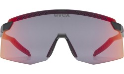 Okulary Uvex Pace Stage black matt / mirror red