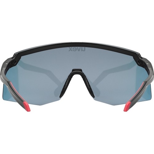 Okulary Uvex Pace Stage black matt / mirror red