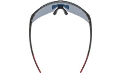 Okulary Uvex Pace Stage black matt / mirror red