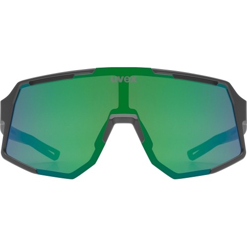 Okulary Uvex sequenze black matt / mirror green