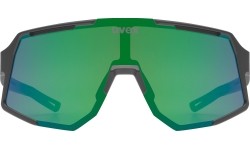 Okulary Uvex sequenze black matt / mirror green