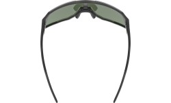 Okulary Uvex sequenze black matt / mirror green