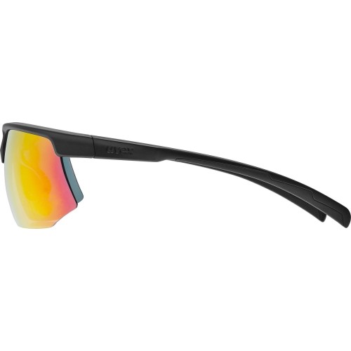 Okulary Uvex aerios black matt / mirror red