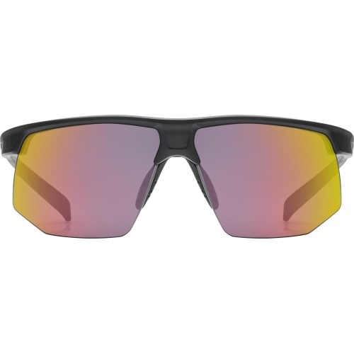 Okulary Uvex aerios black matt / mirror red