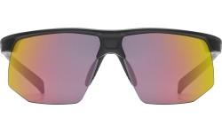 Okulary Uvex aerios black matt / mirror red