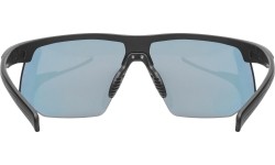 Okulary Uvex aerios black matt / mirror red