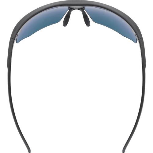 Okulary Uvex aerios black matt / mirror red