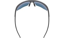 Okulary Uvex aerios black matt / mirror red