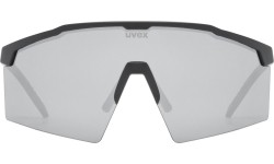 Okulary Uvex Flowline, black matt / mirror silver