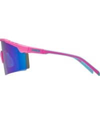 Okulary Uvex Flowline pink matt / mirror blue