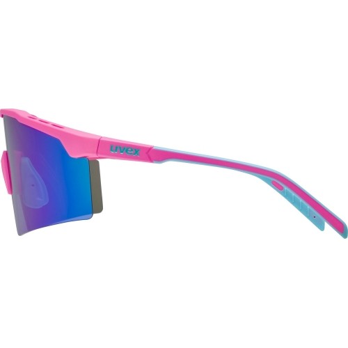 Okulary Uvex Flowline pink matt / mirror blue