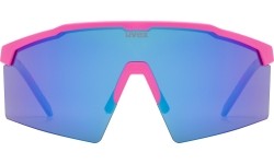 Okulary Uvex Flowline pink matt / mirror blue