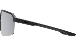 Okulary Uvex ramp black matt / mirror silver