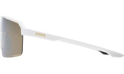 Okulary Uvex Ramp white matt / mirror gold