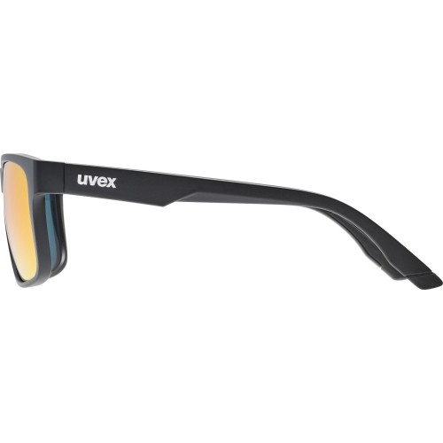 Okulary Uvex Poise black matt / mirror red