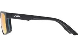 Okulary Uvex Poise black matt / mirror red