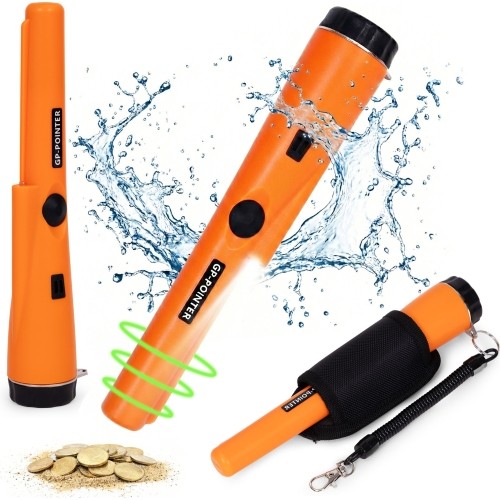 Wykrywacz metali Pinpointer, ręczny, wodoodporny, z latarką LED