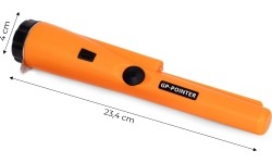 Wykrywacz metali Pinpointer, ręczny, wodoodporny, z latarką LED