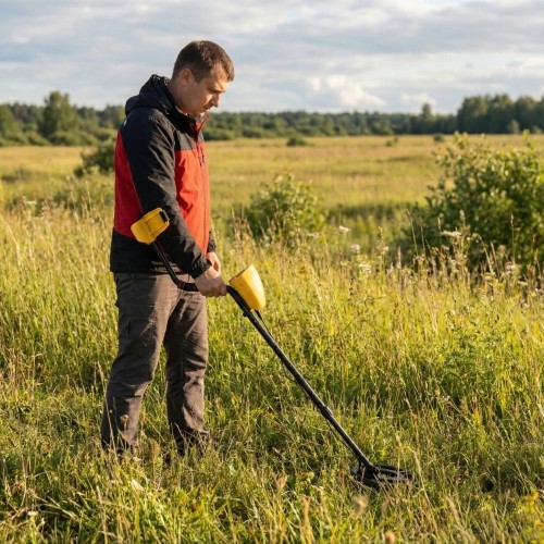 Wykrywacz metali 3 tryby do poszukiwań złota, srebra, monet, pinpoint, LCD