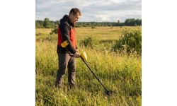 Wykrywacz metali 3 tryby do poszukiwań złota, srebra, monet, pinpoint, LCD