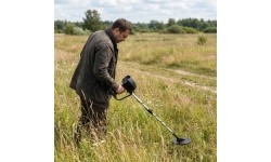 Wykrywacz metali, 2 tryby, do poszukiwań złota, srebra i monet