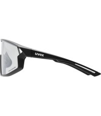 Okulary Uvex Sportstyle V, black matt / litemirror silver