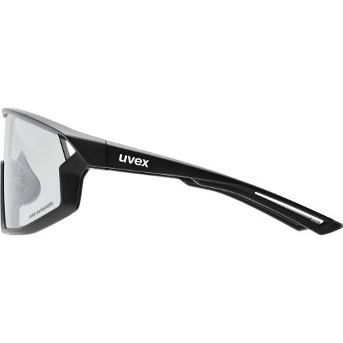 Okulary Uvex Sportstyle V, black matt / litemirror silver